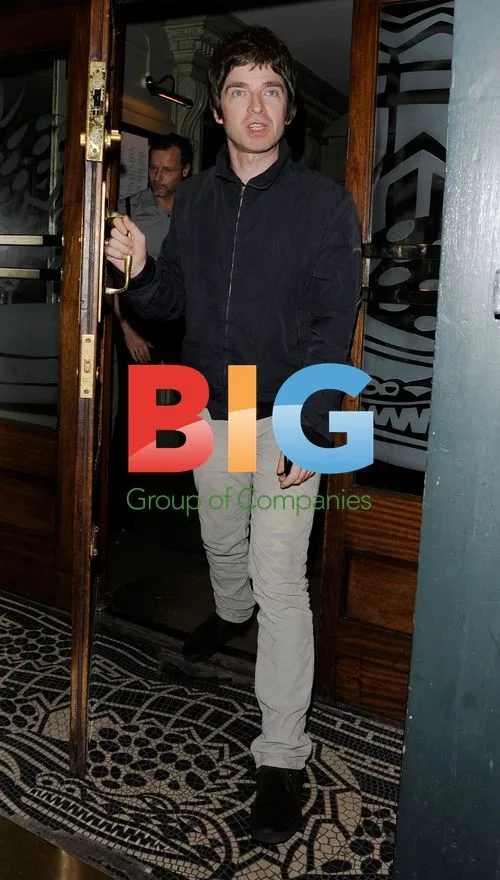 Noel Gallagher Leaving The Groucho Club