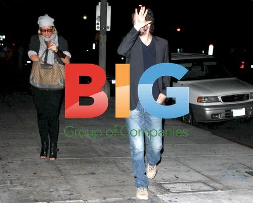 Keanu Reeves on Dinner Date in West Hollywood