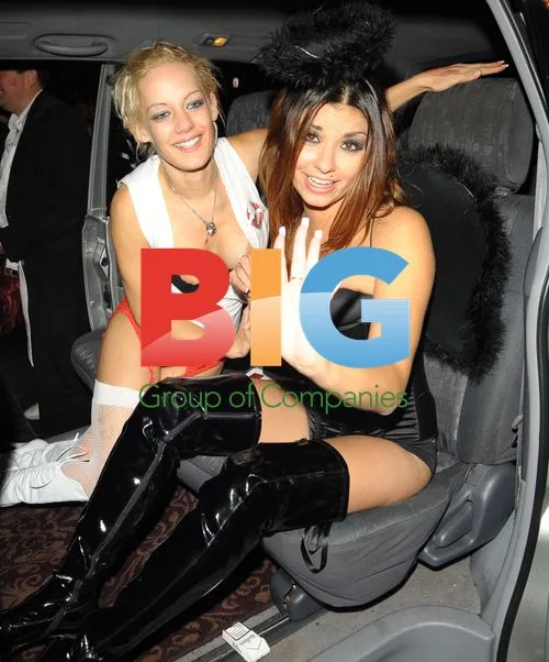 Glamour models at Movida nightclub