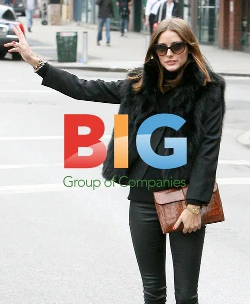 Olivia Palermo hails cab after lunch in NYC