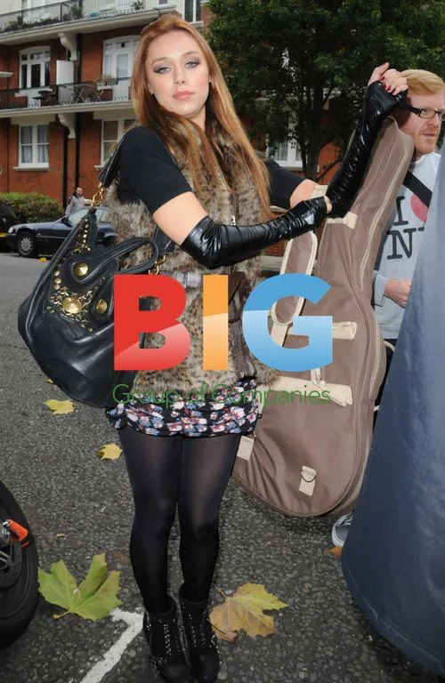 The Saturdays Arrive at London Studio