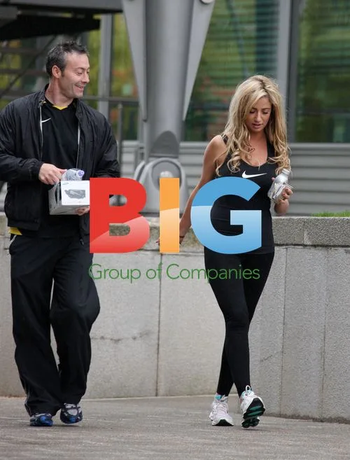 Chantelle Houghton Trains with Friend in London