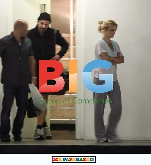 Britney Spears Leaves Gym with Jason