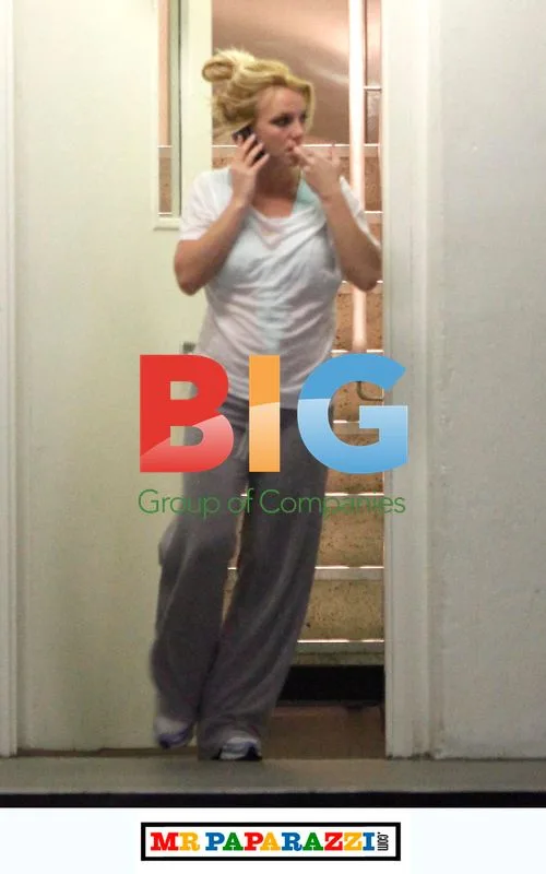 Britney Spears Leaving Gym with Jason