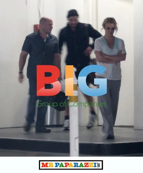 Britney Spears Leaving Gym with Jason