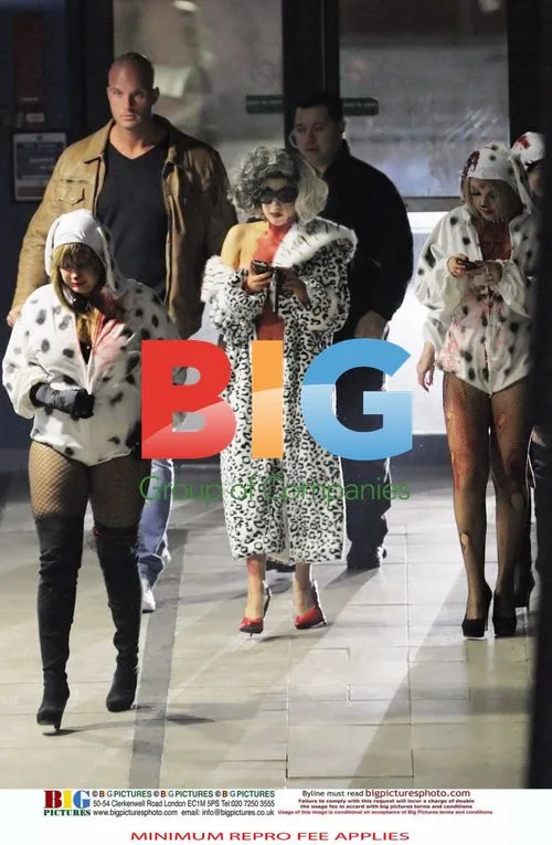 Lady Gaga Enters Belfast Nightclub for Halloween Party