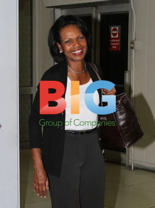 Condoleezza Rice at JFK Airport