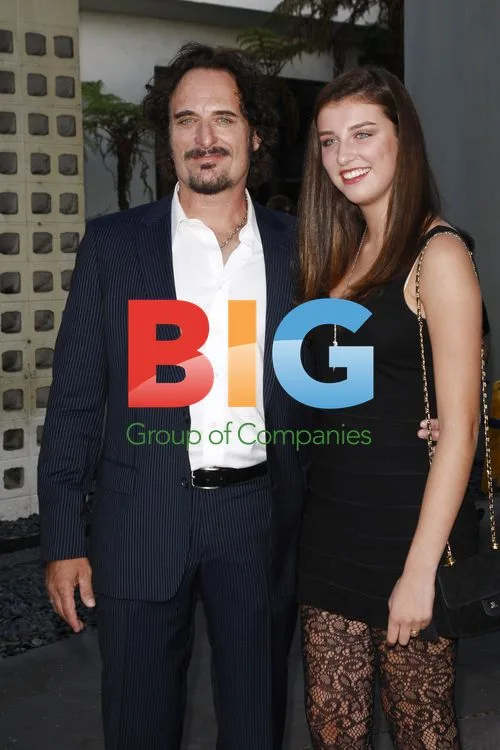 Kim Coates and daughter at 'Sons of Anarchy' premiere
