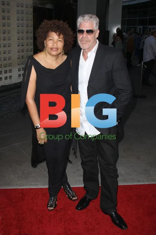 Ron Perlman and Opal Stone at 'Sons of Anarchy' Premiere