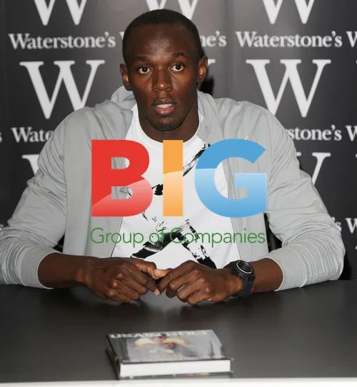 Usain Bolt Book Signing in London