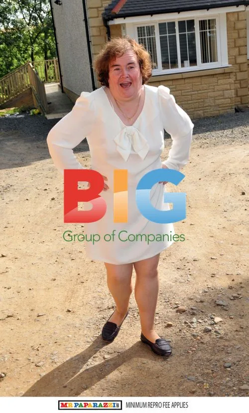 Susan Boyle at Home in Blackburn