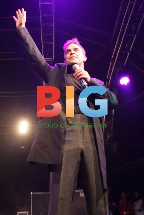 Robbie Williams at Blackpool Illuminations