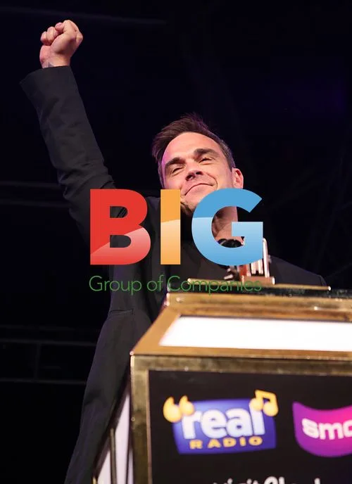 Robbie Williams at Blackpool Illuminations 2010