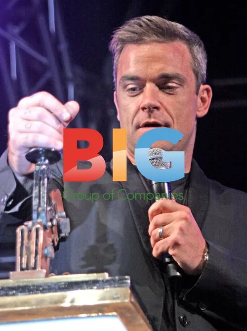 Robbie Williams at Blackpool Illuminations 2010