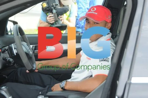 Lewis Hamilton at Mercedes World Smart Festival