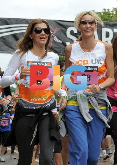 Linda Popadopolous and Lisa Butcher at Adidas 5km Run