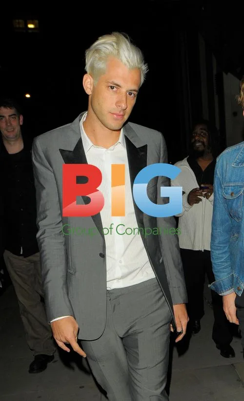 Mark Ronson Celebrates 35th Birthday with Ricky Wilson