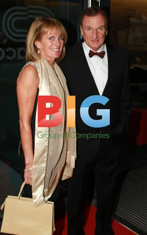 Phil Thompson and wife at charity event