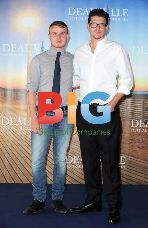 Alistair Banks Griffin and Brady Corbet at 'Two Gate' Photocall