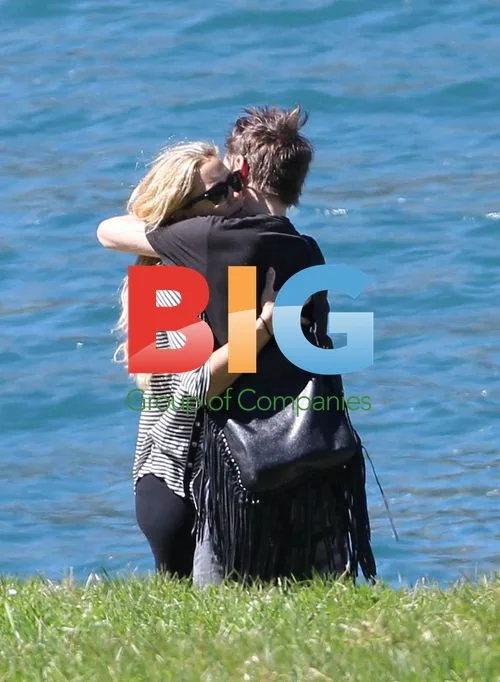 Kate Hudson and Muse singer bike ride in Swiss Alps