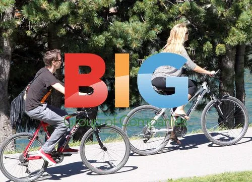 Kate Hudson and Matthew Bellamy Bike Ride in Swiss Alps