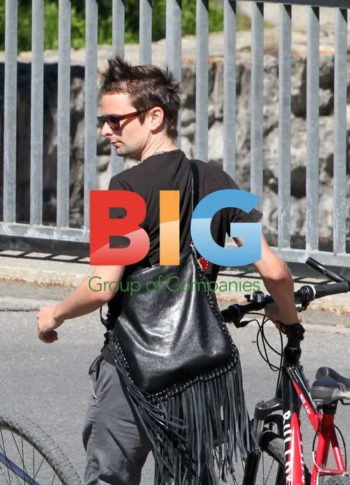 Kate Hudson and Matthew Bellamy bike ride in Swiss Alps