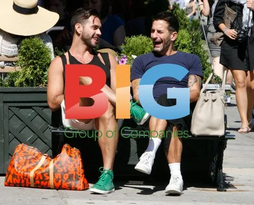 Marc Jacobs and Lorenzo Martone in Soho