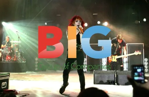 Hayley Williams of Paramore on stage in Miami