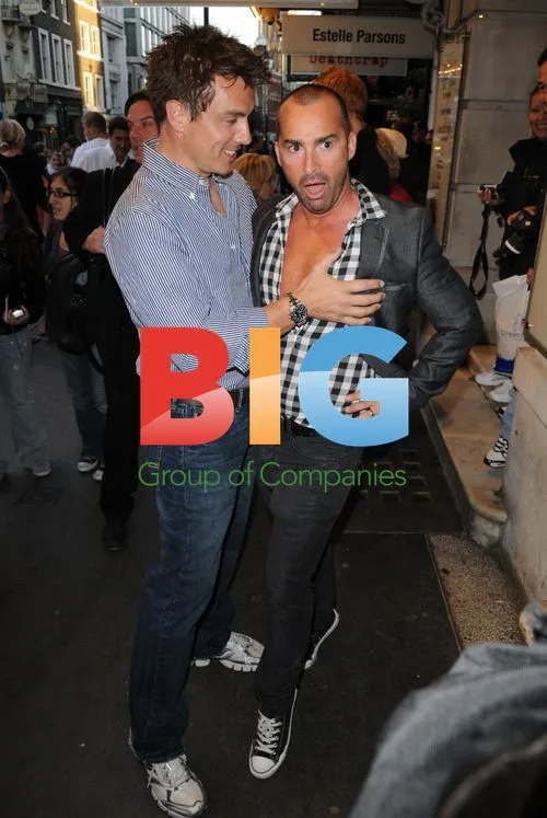 John Barrowman and Louie Spence at 'Deathtrap' Opening
