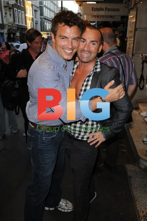John Barrowman and Louie Spence at 'Deathtrap' Opening
