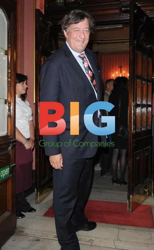 Stephen Fry at 'Deathtrap' Opening