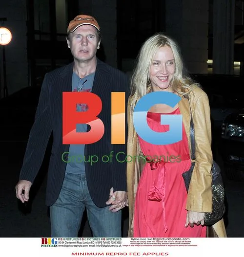 Liam Neeson Spotted with Blonde