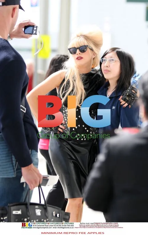 Lady GaGa Arrives at YVR Airport