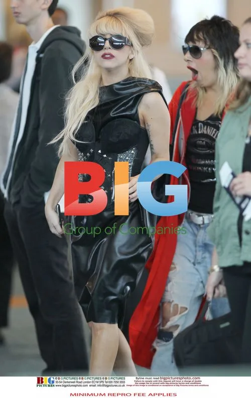 Lady GaGa Arrives at Vancouver Airport