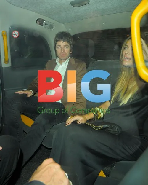 Noel Gallagher and Sara MacDonald at Groucho Club
