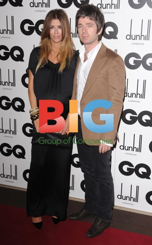 Noel Gallagher and wife at GQ Awards
