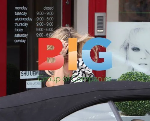 Abigail Clancy at Hair Salon