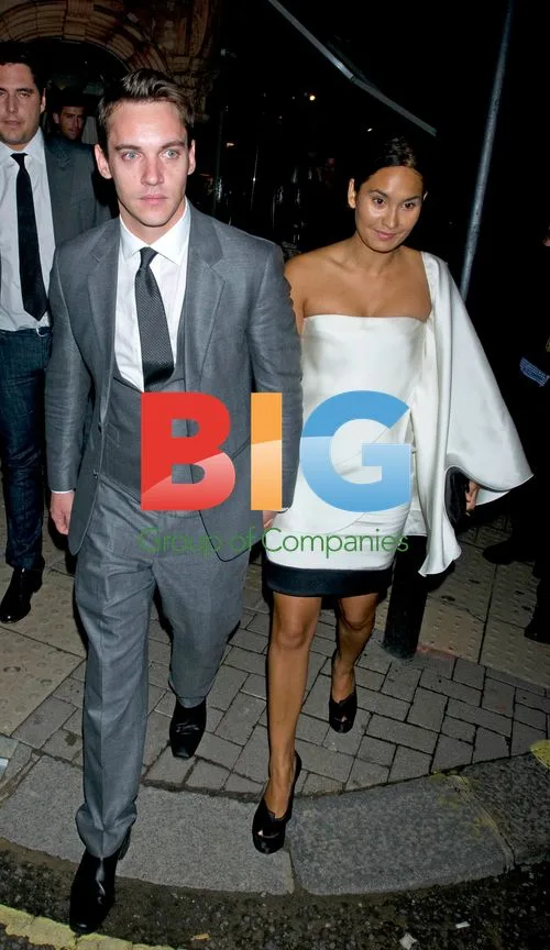 Jonathan Rhys Meyers and Reena Hammer at Emporio Armani Fashion's Night Out