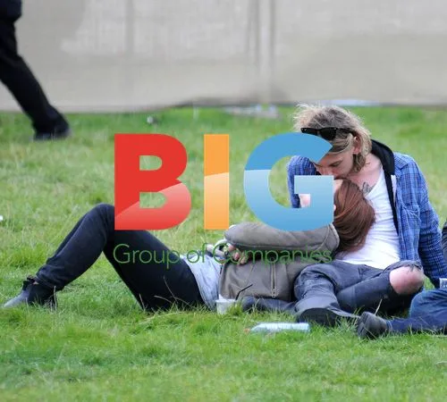 Bonnie Wright and Jamie Campbell Bower at Electric Picnic