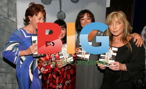 Arabella Weir, Kathy Lette, Dawn French, Helen Lederer at Book Launch