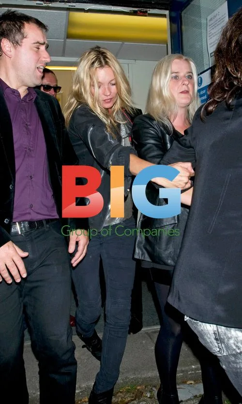 Kate Moss Helped to Car After BBC Event