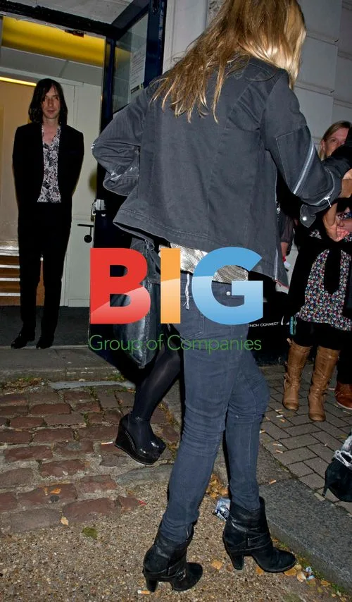 Kate Moss Helped to Car After BBC Event