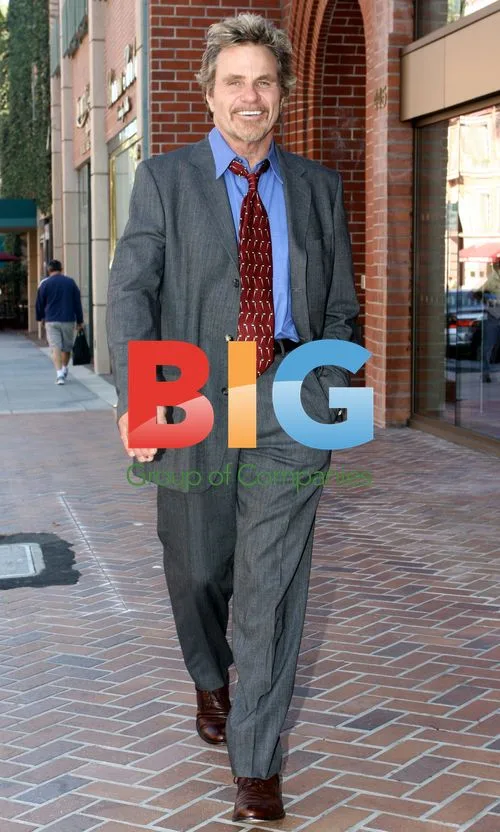 Martin Kove Walking in Beverly Hills