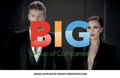 Beckhams in Elevator for Intimately Yours Perfume Ad