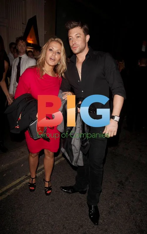 Anastacia and Duncan James Outside Mahiki