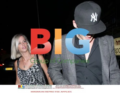 Lee Ryan and Samantha Miller at Ricky Gervais show