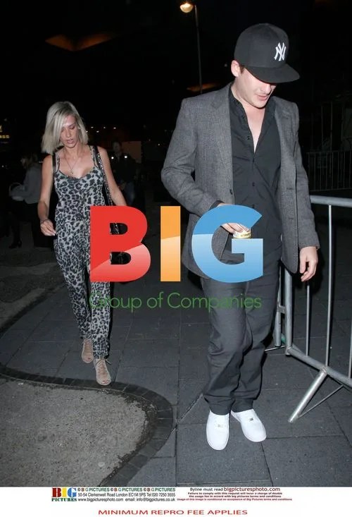 Lee Ryan and Samantha Miller at Ricky Gervais show