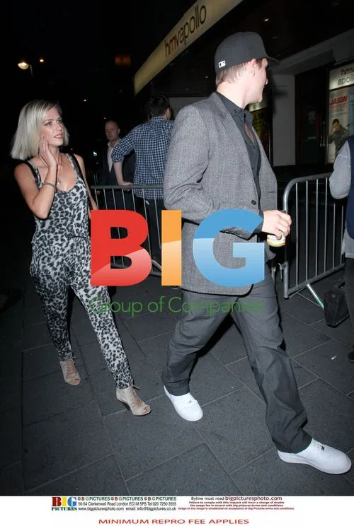 Lee Ryan and Samantha Miller at Ricky Gervais Show