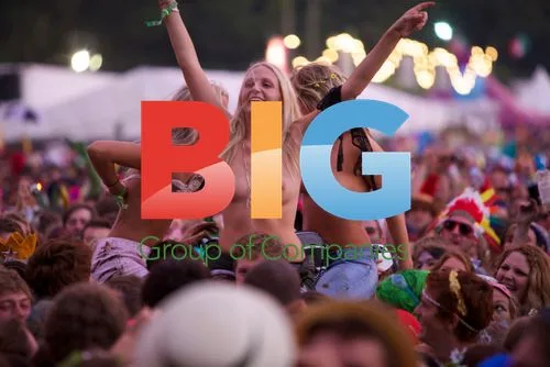Topless Fans at Mumford and Sons Bestival