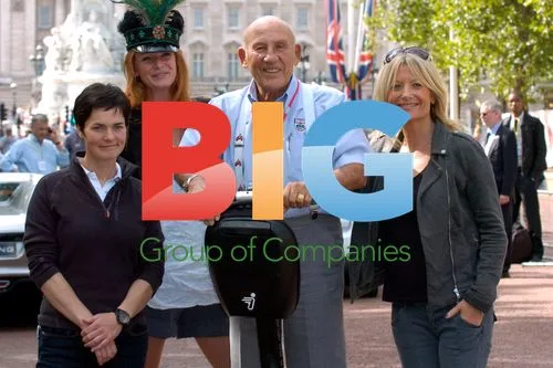 Sir Stirling Moss, Olivia Inge, Gaby Roslin and Dame Ellen Macarthur at Eco Car Race